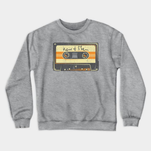 Cassette Tape :: Now And Then Crewneck Sweatshirt by tamisanita